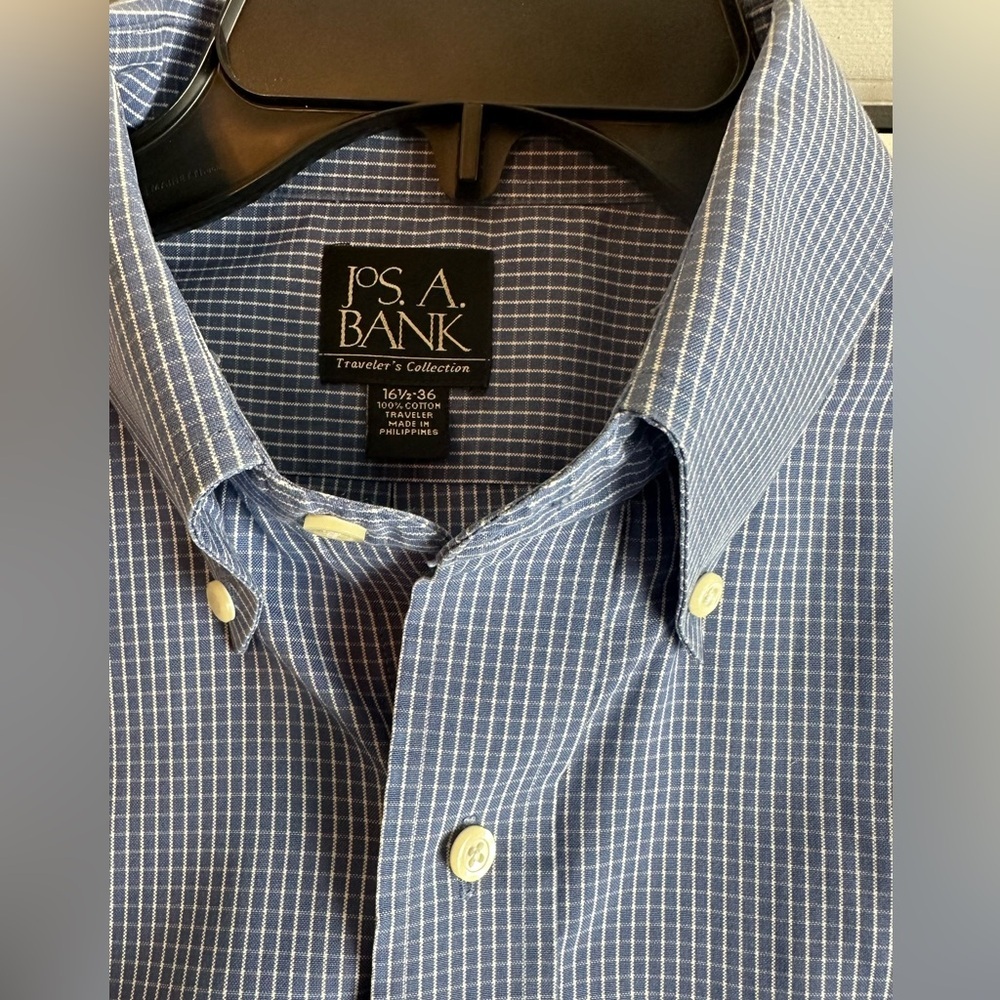 JoS A Bank Travelers Collection Long Sleeve Dress shirt - Picture 3 of 5